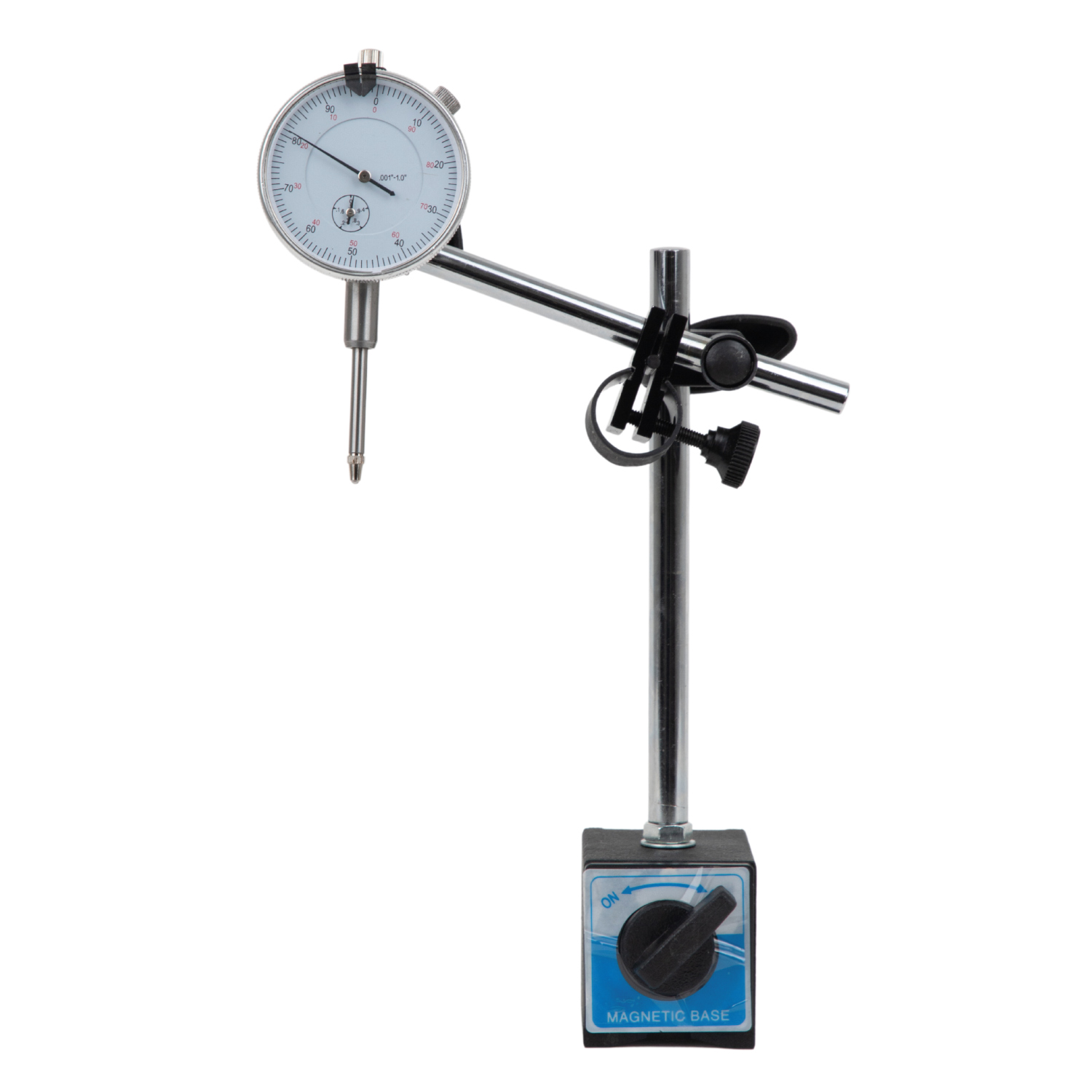 Indicador Caratula 0-1 Con Base Magnetica + Estuche Plastic 