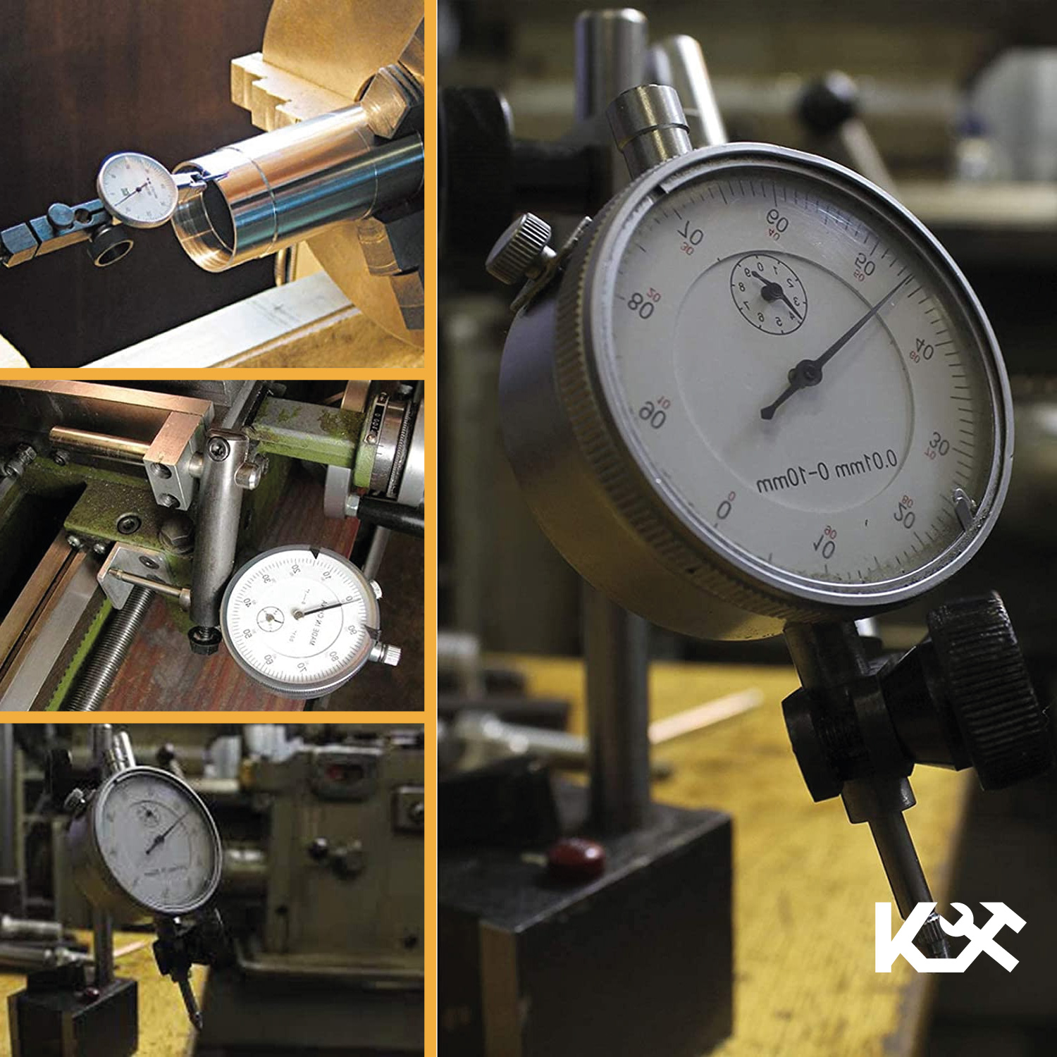 Indicador Caratula 0-1 Con Base Magnetica + Estuche Plastic 