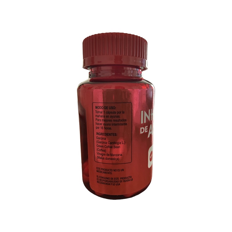 Keto Inhibidor de Apetito 2 botes con 30caps c/u 500mg Activador De Grasa A Energía