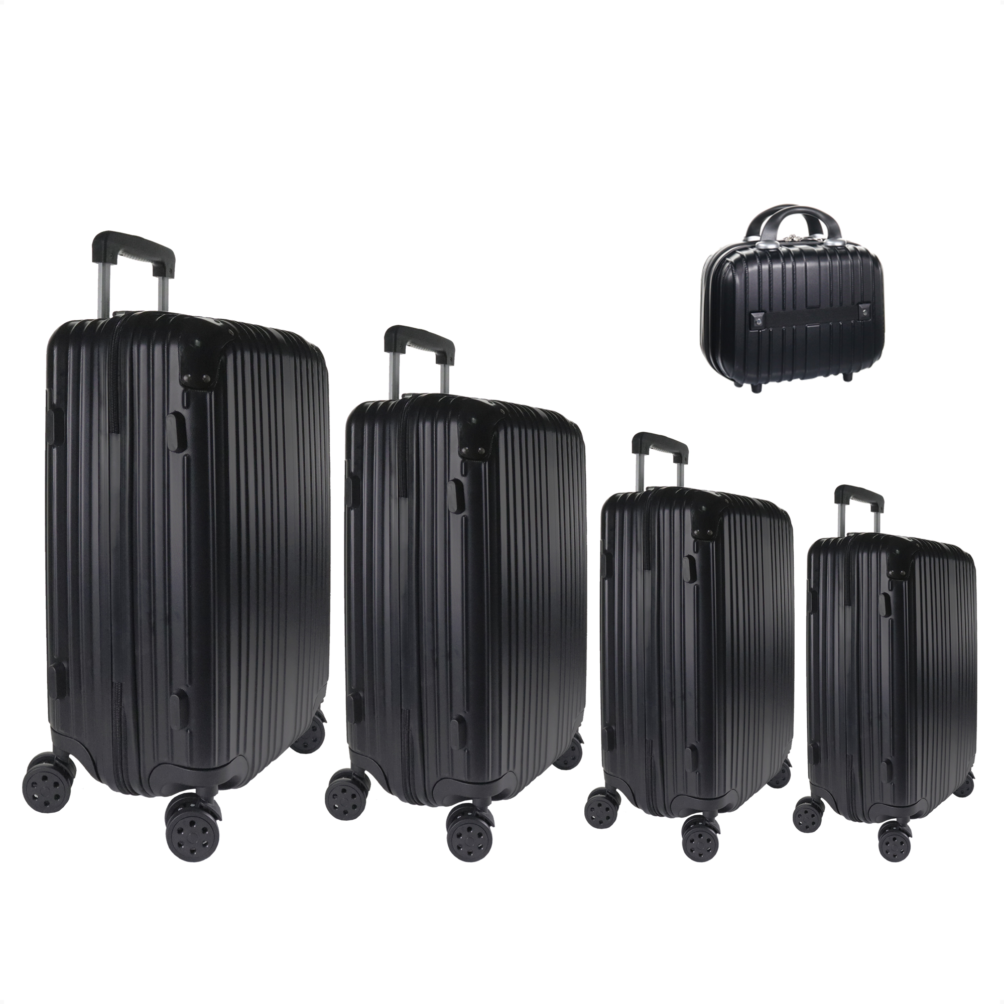 Set Maletas Rígidas con Ruedas 360 Juego Equipaje de Mano .