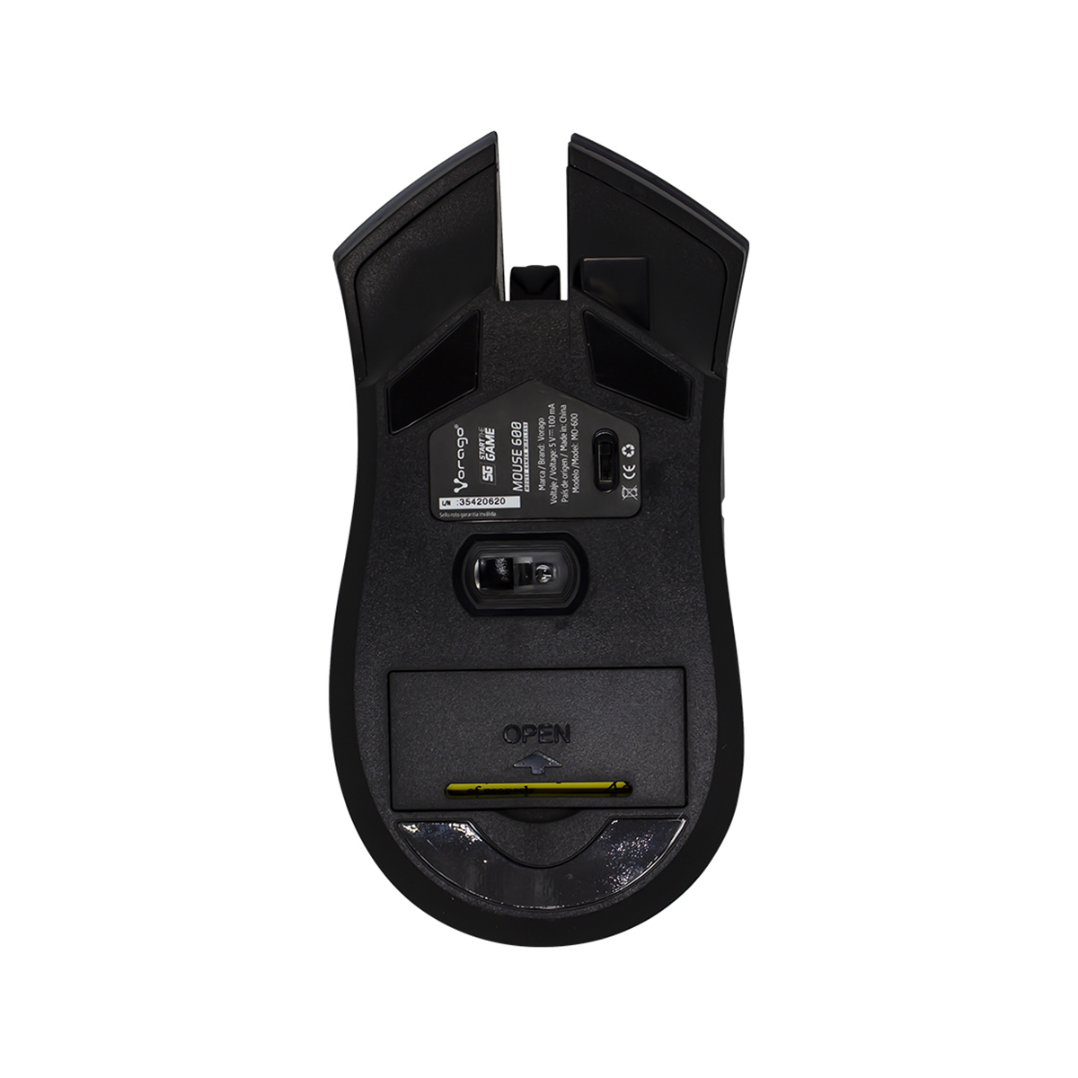 Mouse Start The Game MO-600 2400dpis 6 Botones Recargable