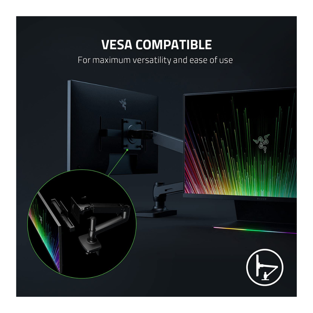 Monitor Gamer Razer Raptor 27 IPS WQHD 165Hz Base de Aluminio RGB THX