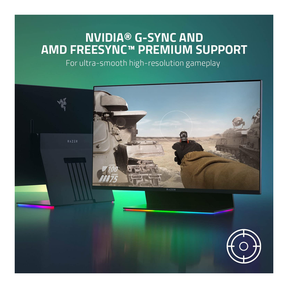 Monitor Gamer Razer Raptor 27 IPS WQHD 165Hz Base de Aluminio RGB THX