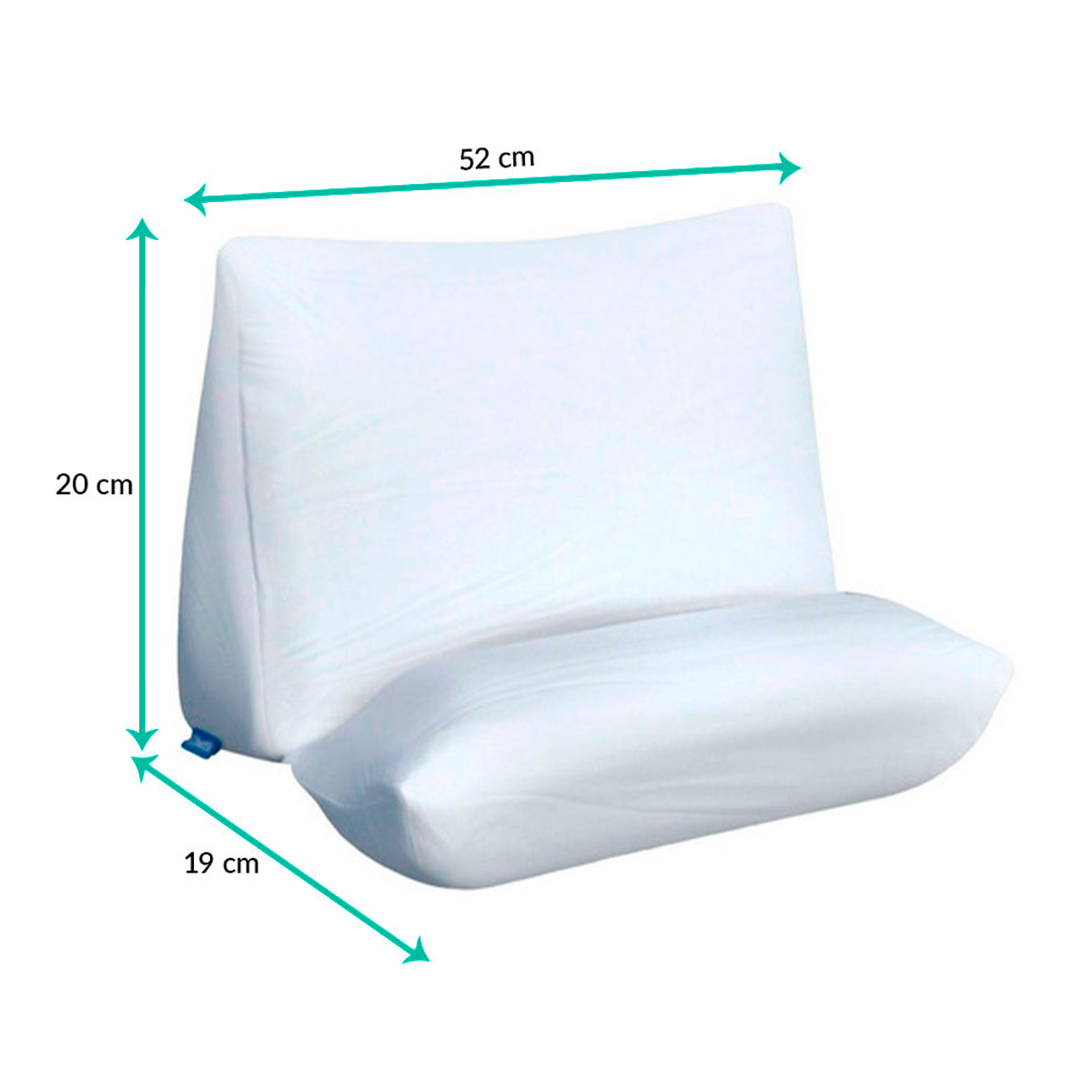Almohada Suave Ultra Comfort Contour Flip Pillow Multiusos 10 en 1 Soporte para el cuerpo, Extra Cómoda.