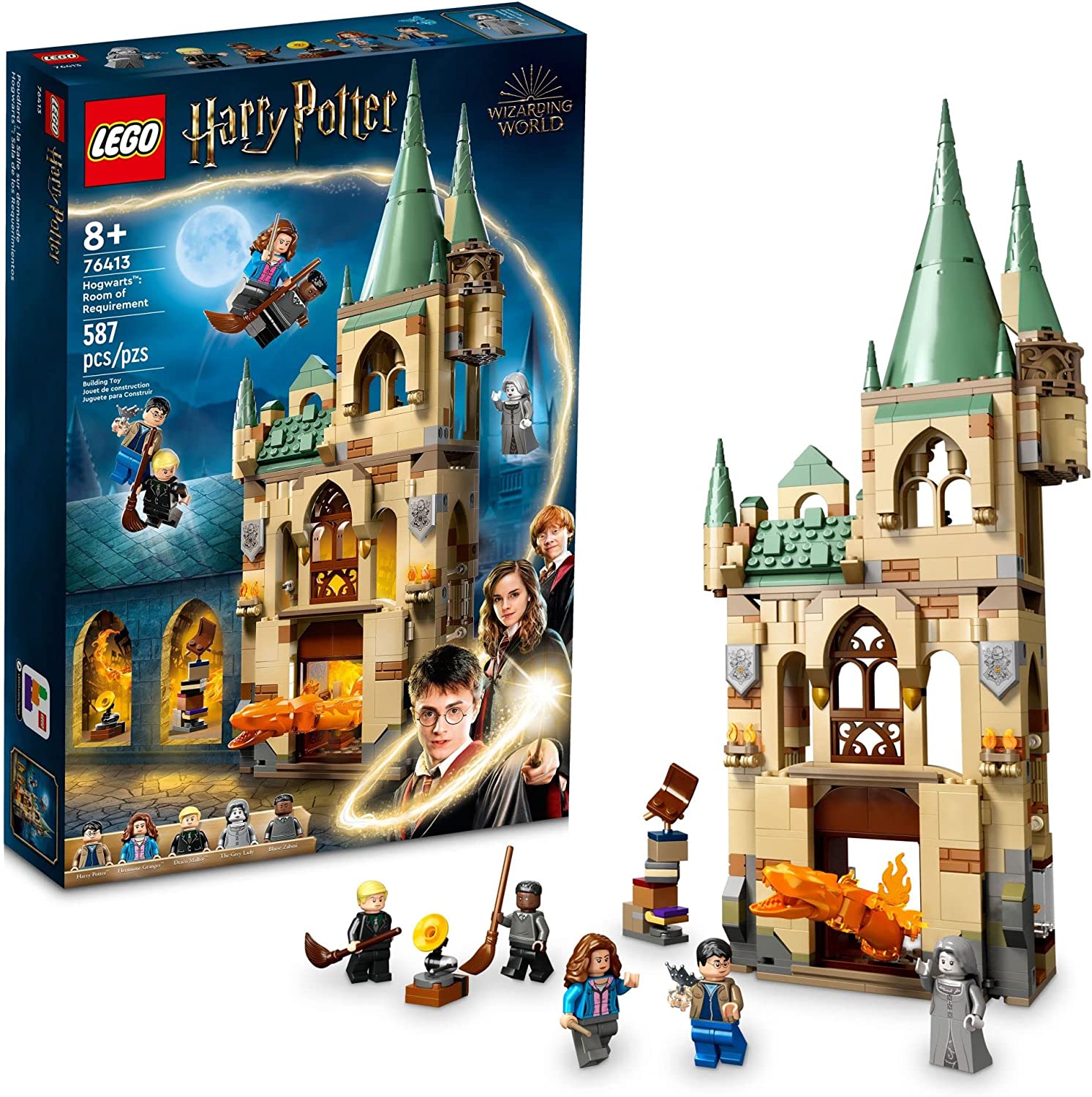 Lámpara Hogwarts personalizada Lámpara LED Castillo de Hogwarts