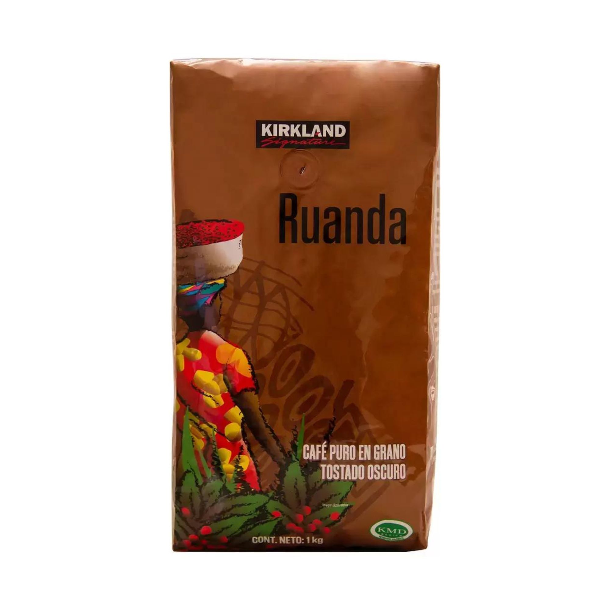 Café Gourmet Ruanda 100% Arábica Grano Entero 1kg Kirkland