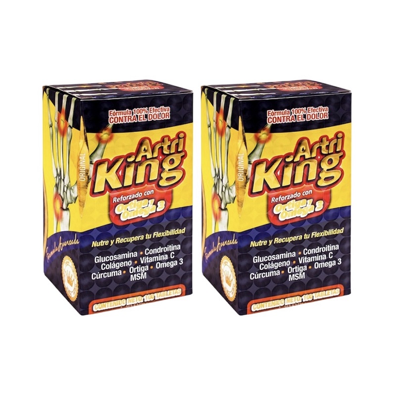 Artri King 2 botes con 100 tabletas Alivia el dolor de articulaciones