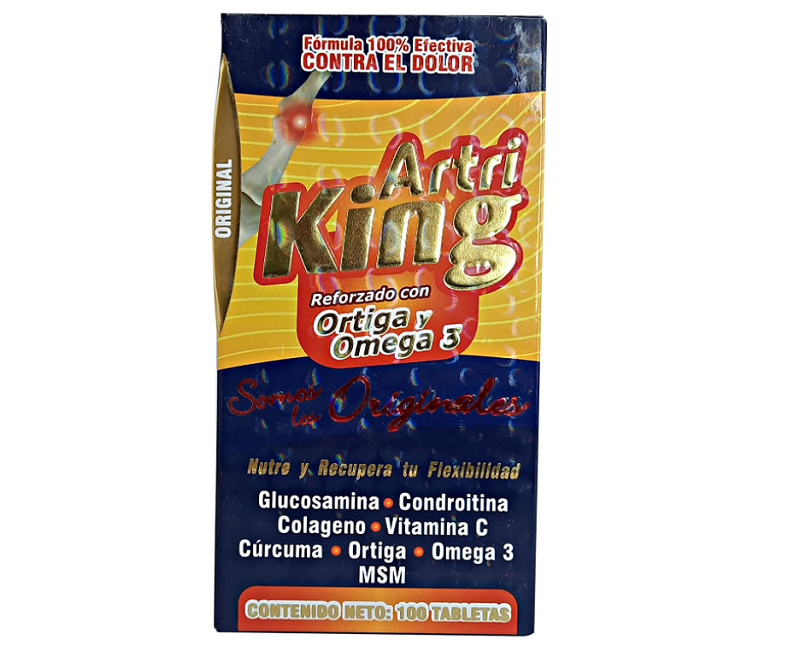Artri King 2 botes con 100 tabletas Alivia el dolor de articulaciones