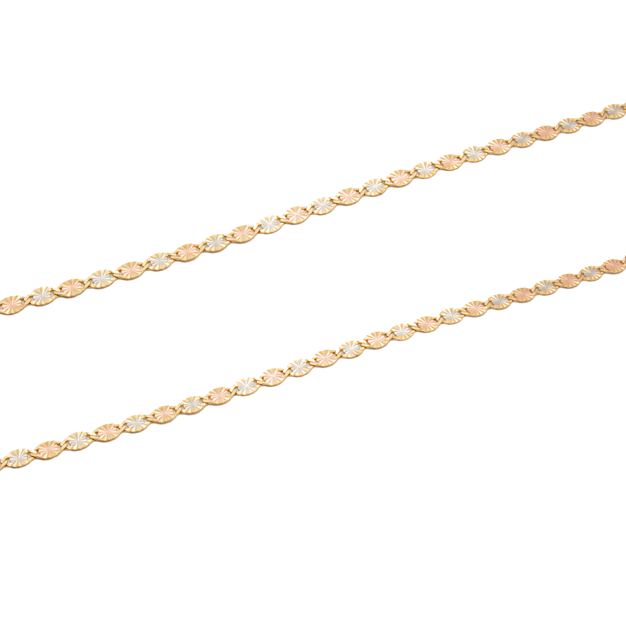 Cadena 3 Oros Florentino Oro 10 Kilates.