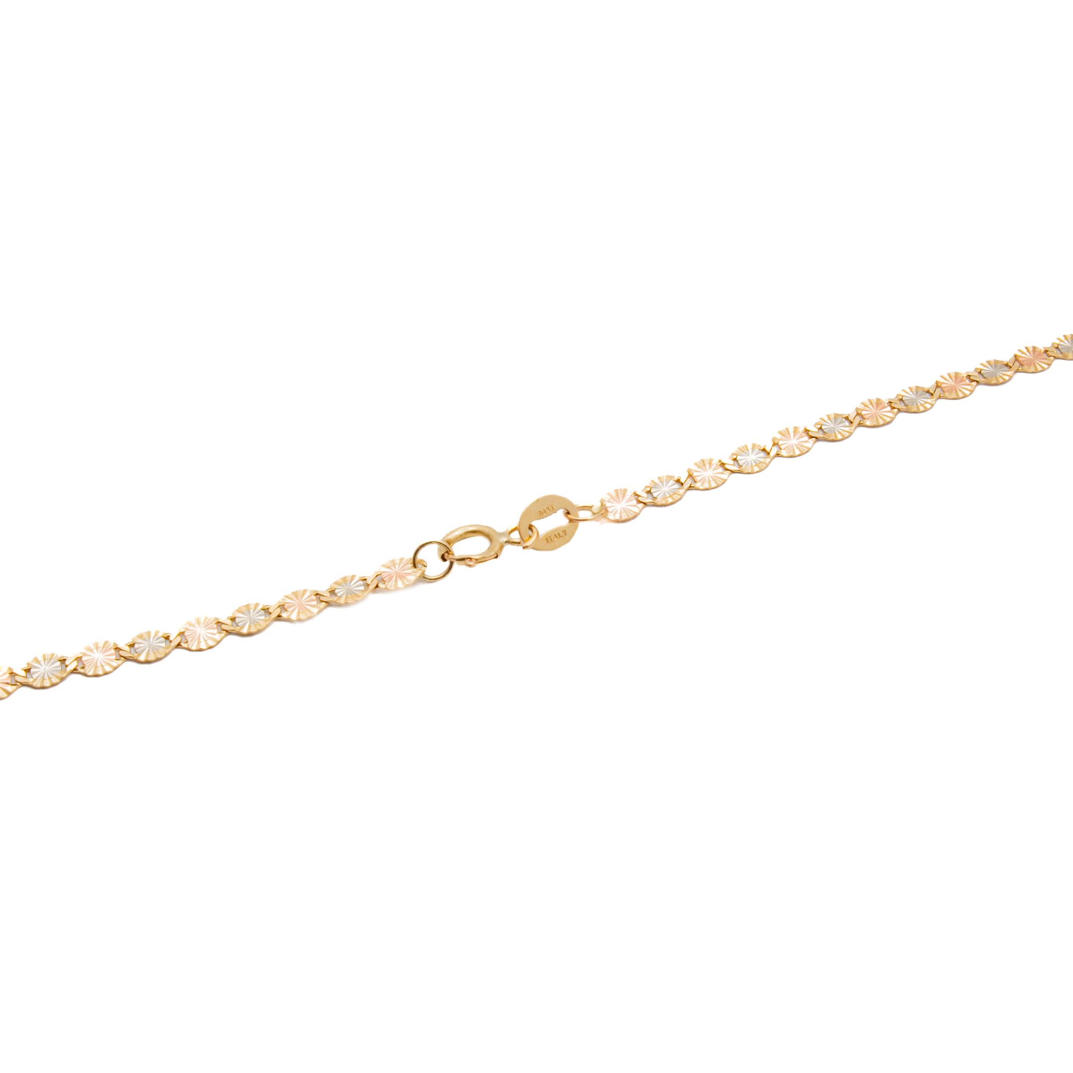 Cadena 3 Oros Florentino Oro 10 Kilates.