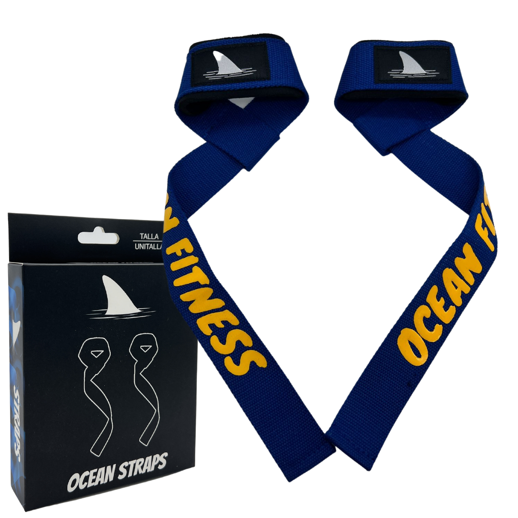 Straps Muñequeras Correas de Levantamiento Ocean Fitness Para Pesas Peso Muerto Ocean Straps .