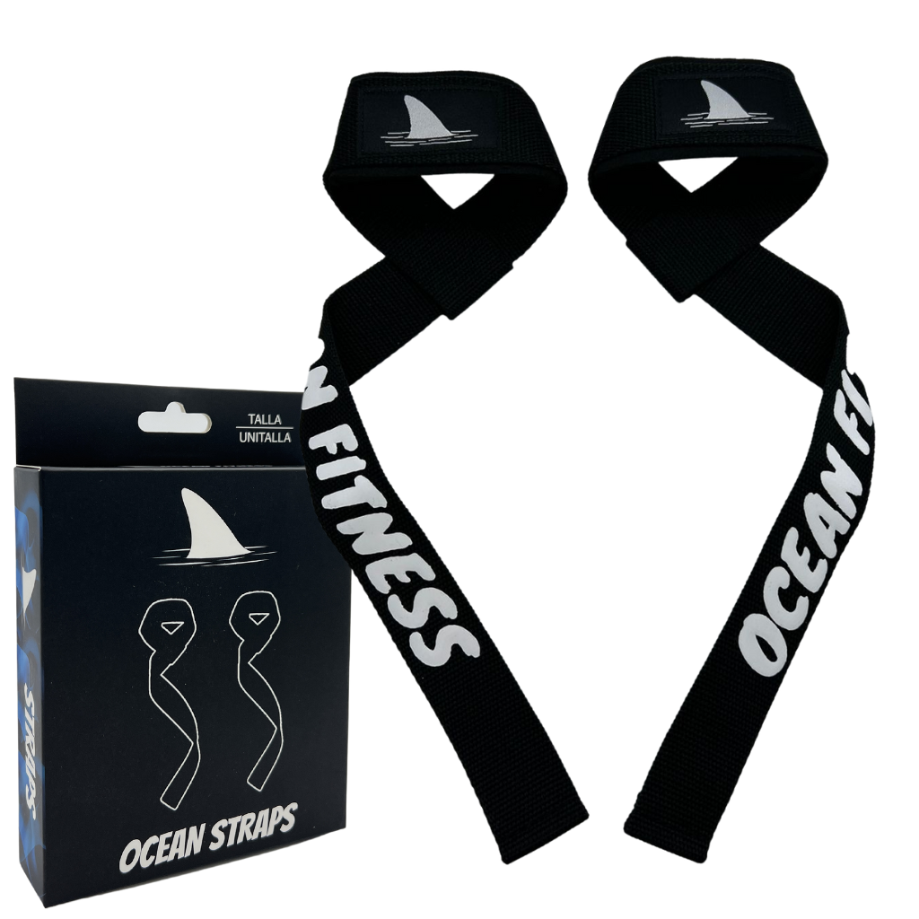 Straps Muñequeras Correas de Levantamiento Ocean Fitness Para Pesas Peso Muerto Ocean Straps .