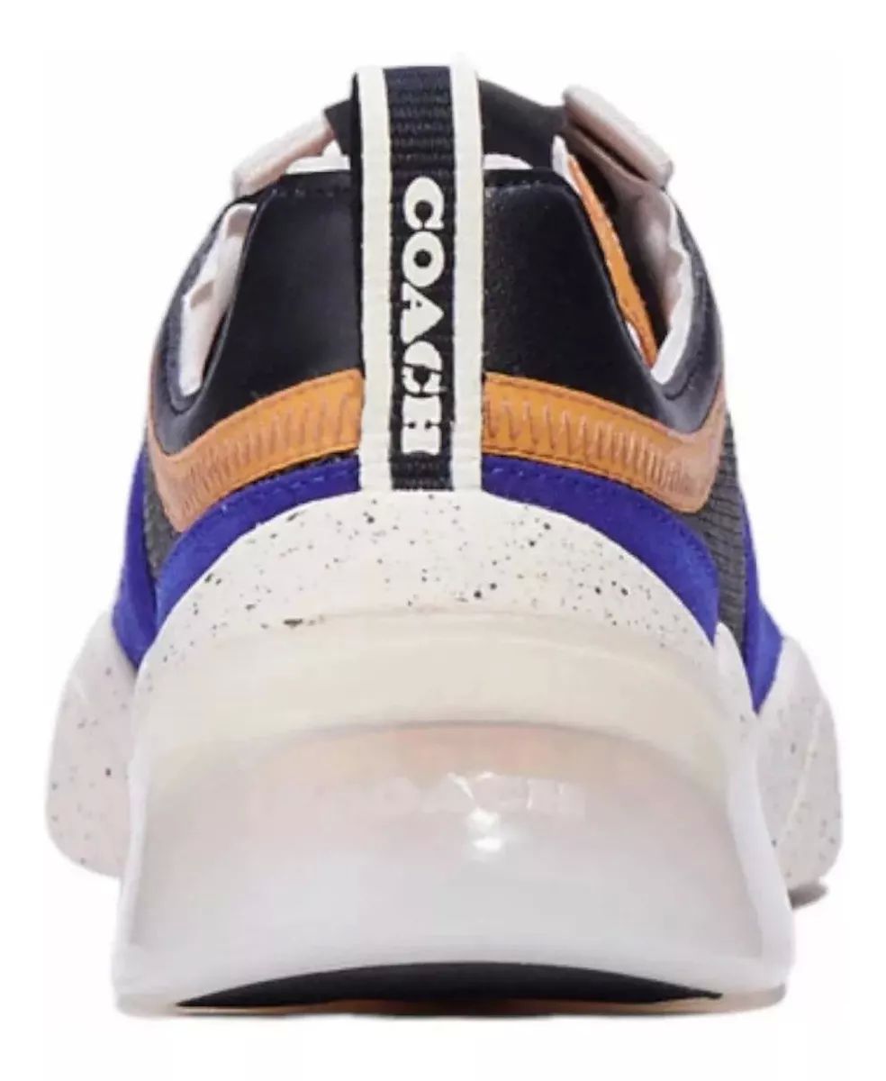 Tenis Coach Ctsl Runner Azul/café 100% Nuevo Y Original