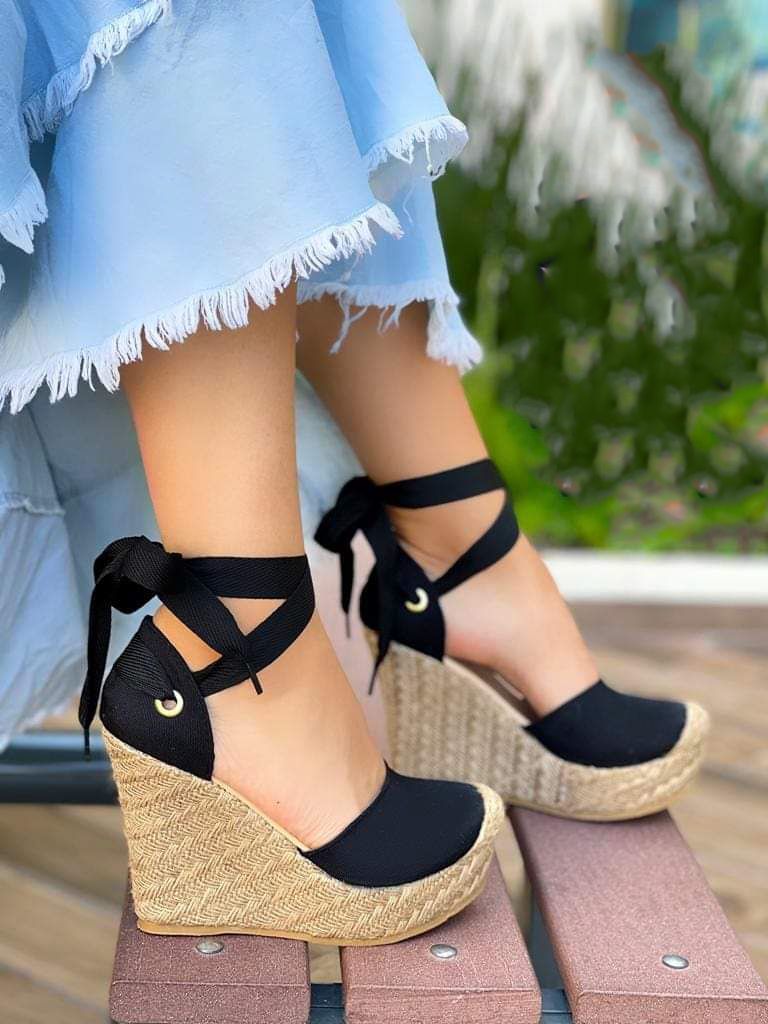 Sandalias Alpargatas De Moda Moda Alpargatas De Plataforma Dama