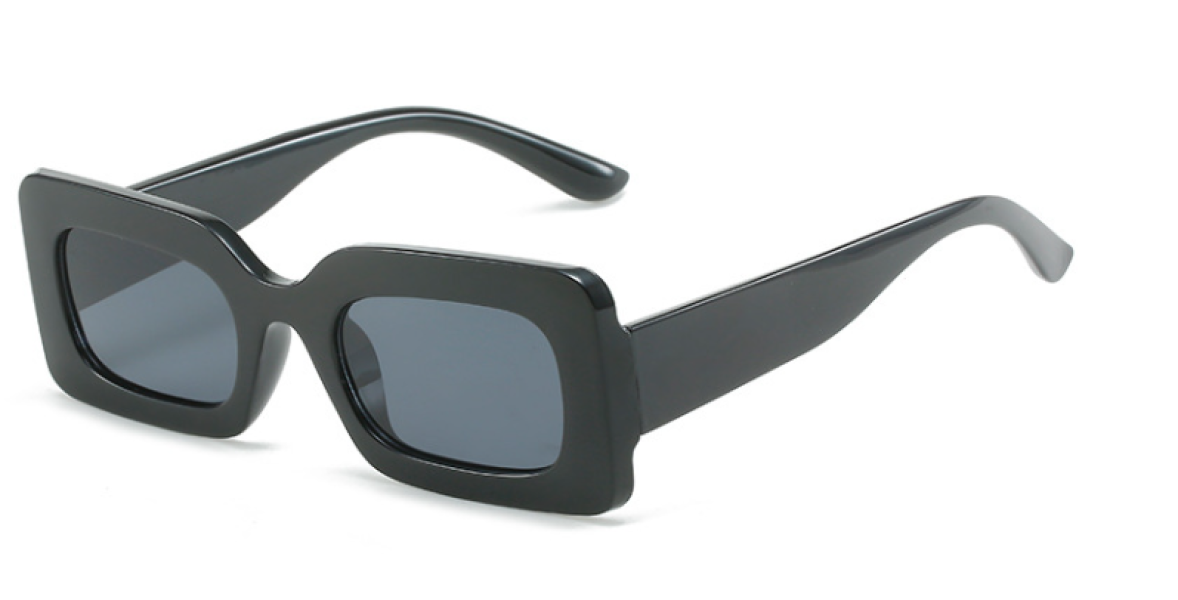 Lentes De Sol Mony Rectangular Negro By Rebel
