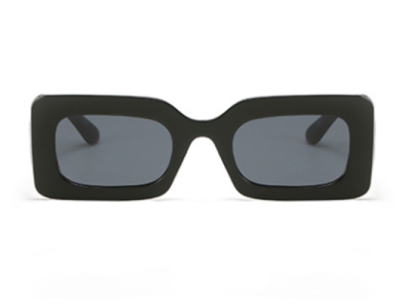 Lentes De Sol Mony Rectangular Negro By Rebel