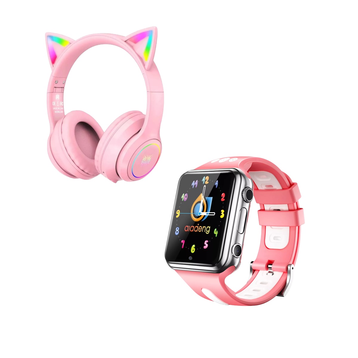 Smartwatch con Audífonos para niñas Mod pinkywatch marca New Vision con Android