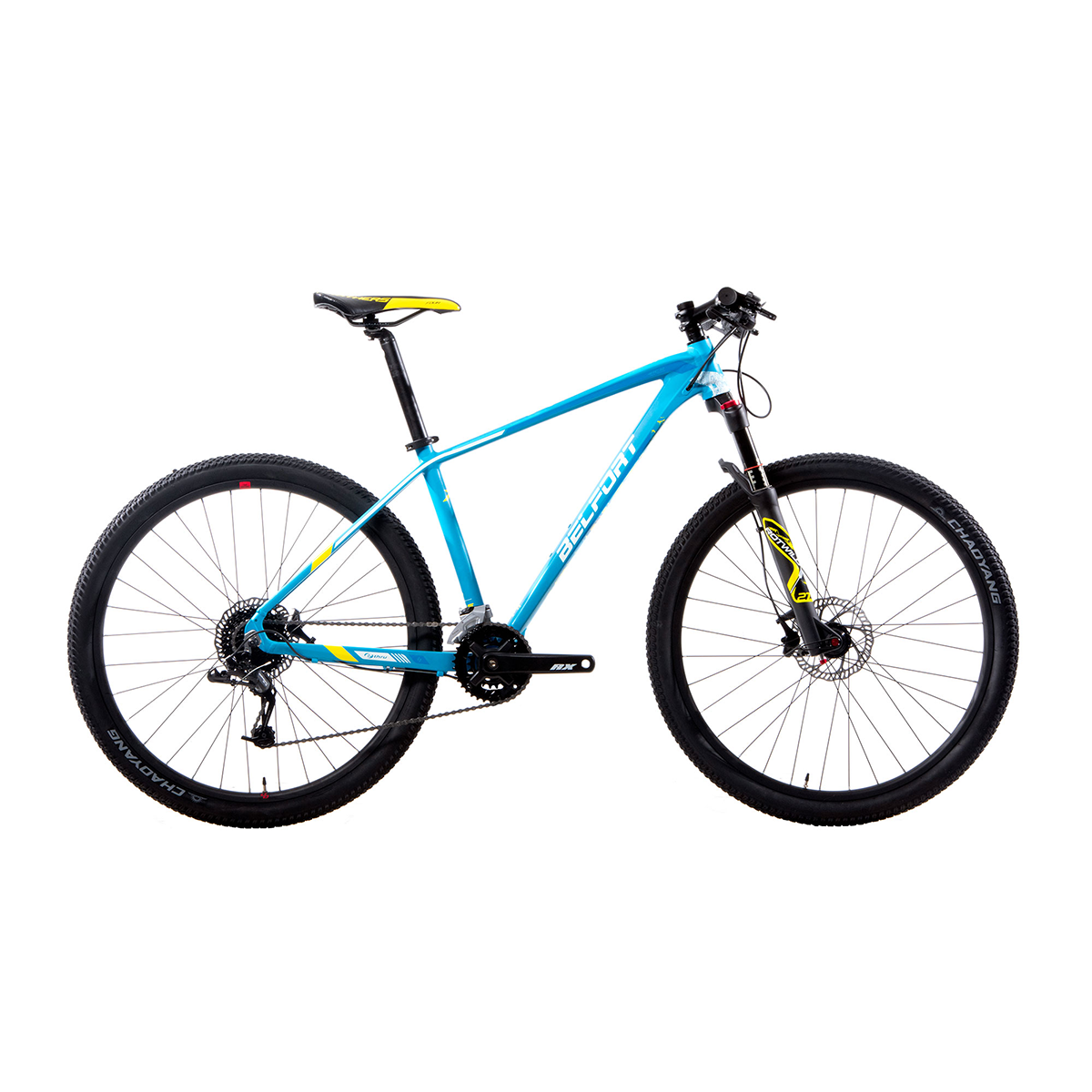 Bicicleta Belfort Alom Rotwild R27 T15 Azul Amarillo 2022