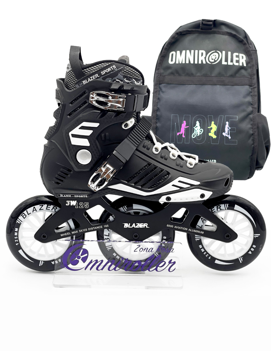 Patines de Velocidad Blazer 125 mm con Funda y Maleta Omniroller de Regalo!