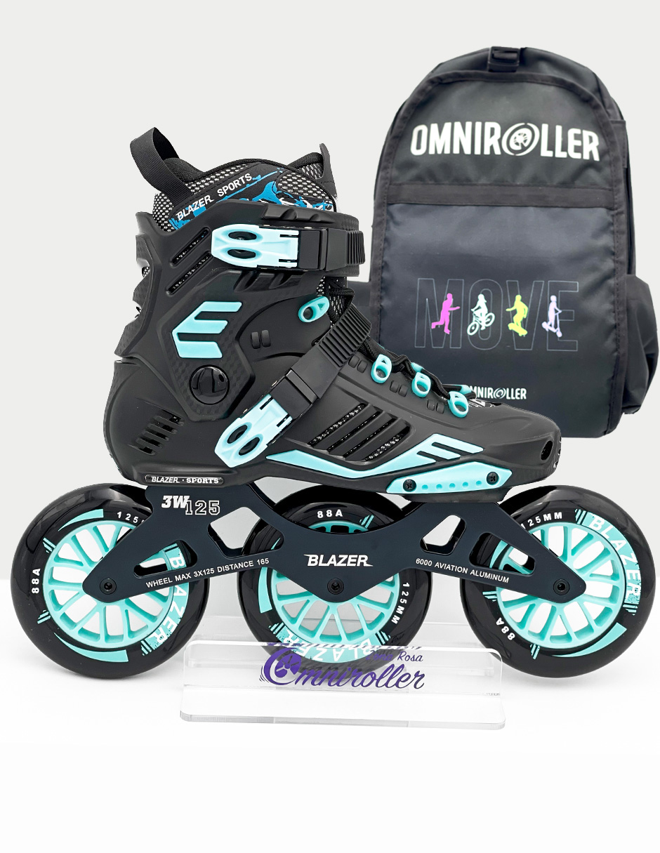 Patines de Velocidad Blazer 125 mm con Funda y Maleta Omniroller de Regalo!