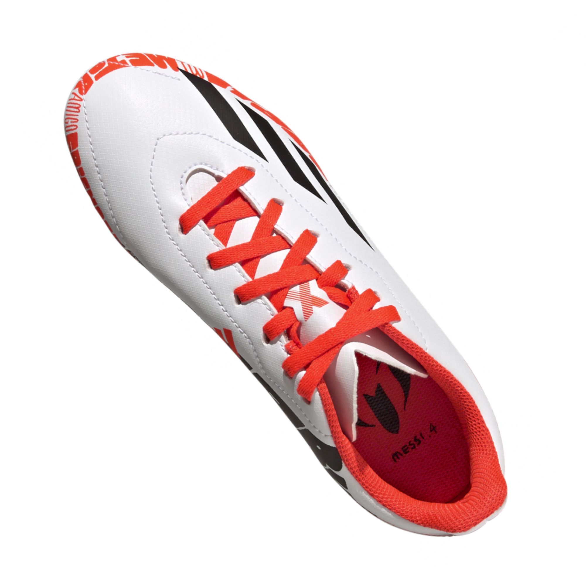 Tacos Tachones Adidas X Speedportal Messi.4 Multiterreno FG Blanco Junior Originales GW8398