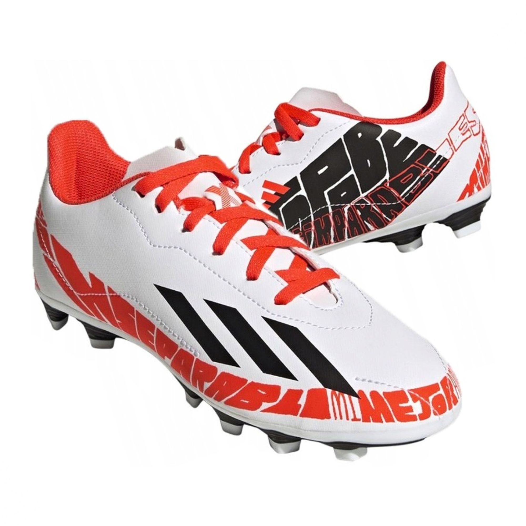 Tacos Tachones Adidas X Speedportal Messi.4 Multiterreno FG Blanco Junior Originales GW8398