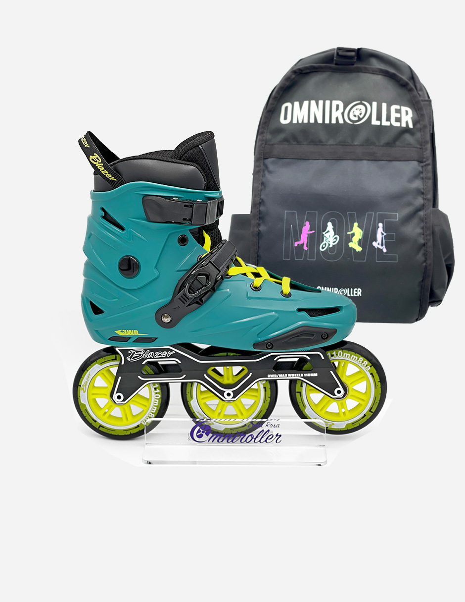 Patines de Velocidad Blazer 110mm con Fundas Cubreruedas y Maleta Omniroller de Regalo!