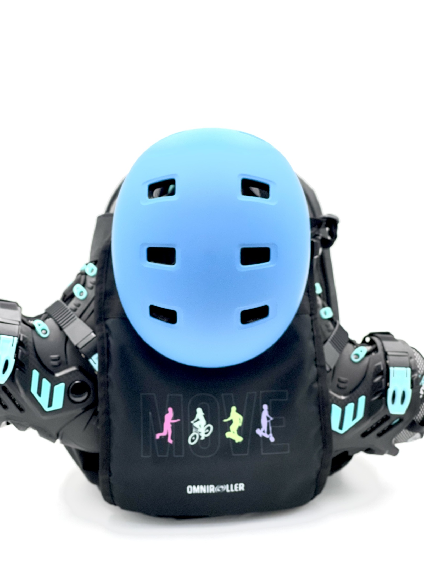 Patines en linea Ajustables Roadshow con Funda Cubreruedas y Maleta Omniroller 