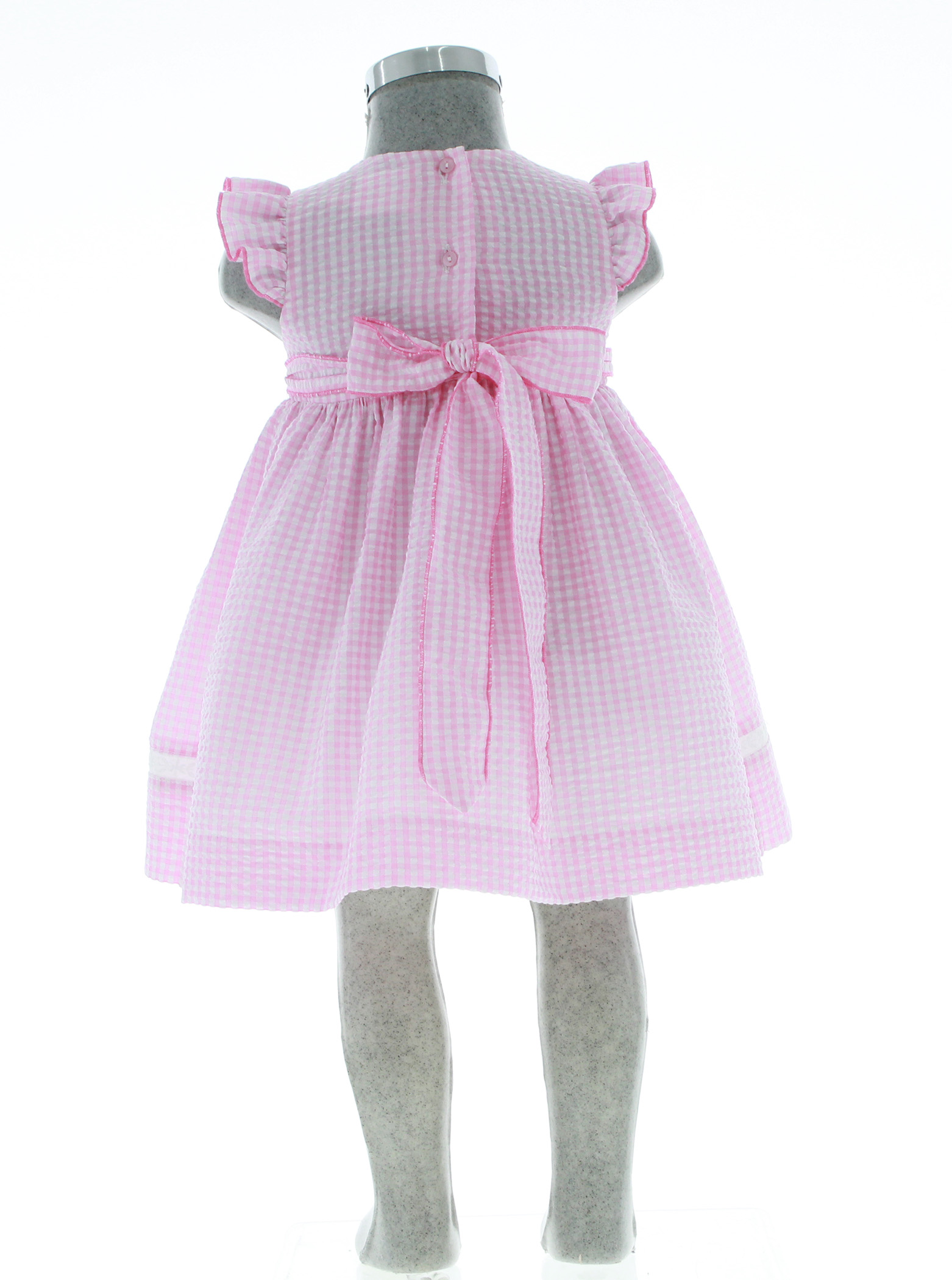 Vestido para Niña Pequeña Bebe Rosa 3477 1 a 5 años.