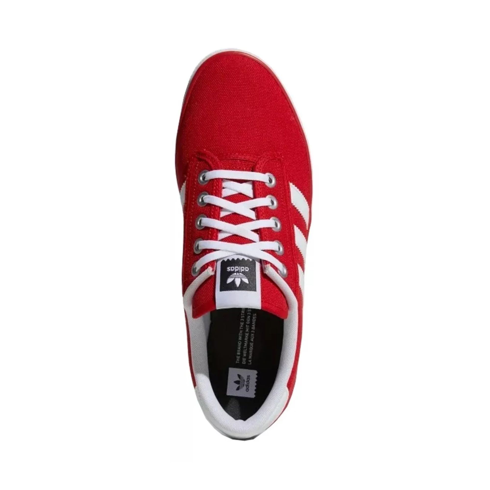 Tenis Adidas Kiel Rojo con Blanco Hombre Originales D69237