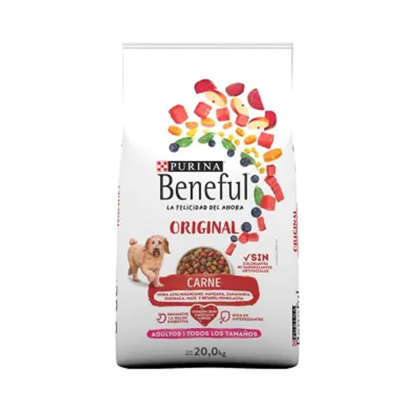 Croquetas De Perro 20 Kg Carne Purina Beneful 98577 SMS