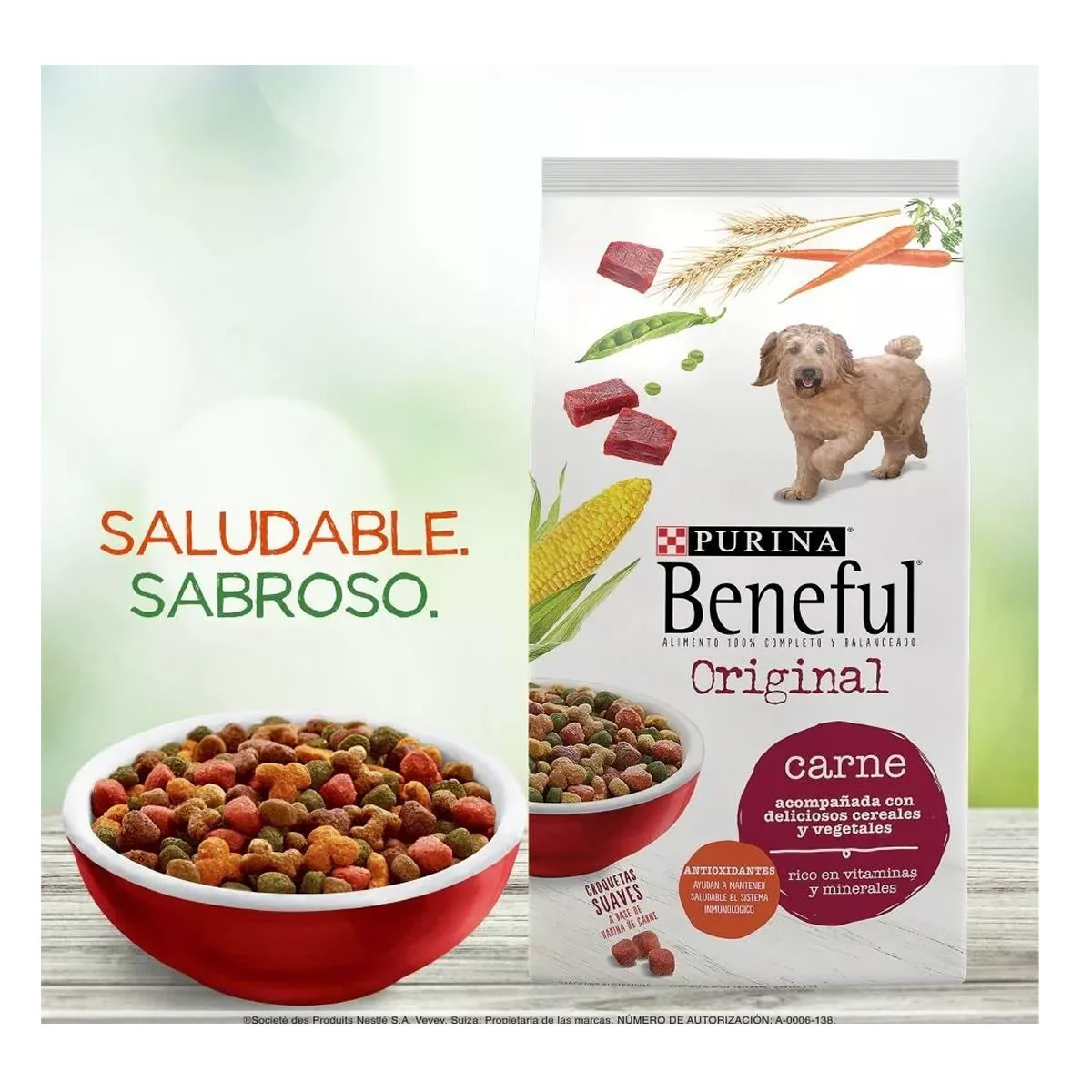Croquetas De Perro 20 Kg Carne Purina Beneful 98577 SMS