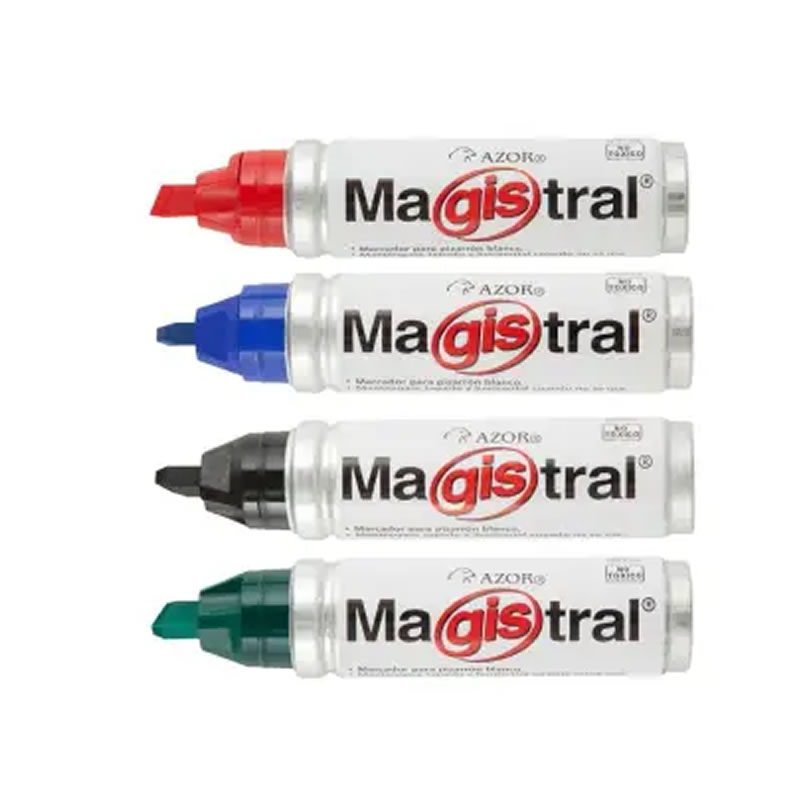 Plumones Para Pizarrón 2 Paquetes 8 Piezas Azor 11392 SMS