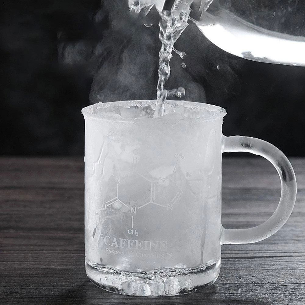  Taza de café divertida para medición vaso graduado con asa, 450 ml