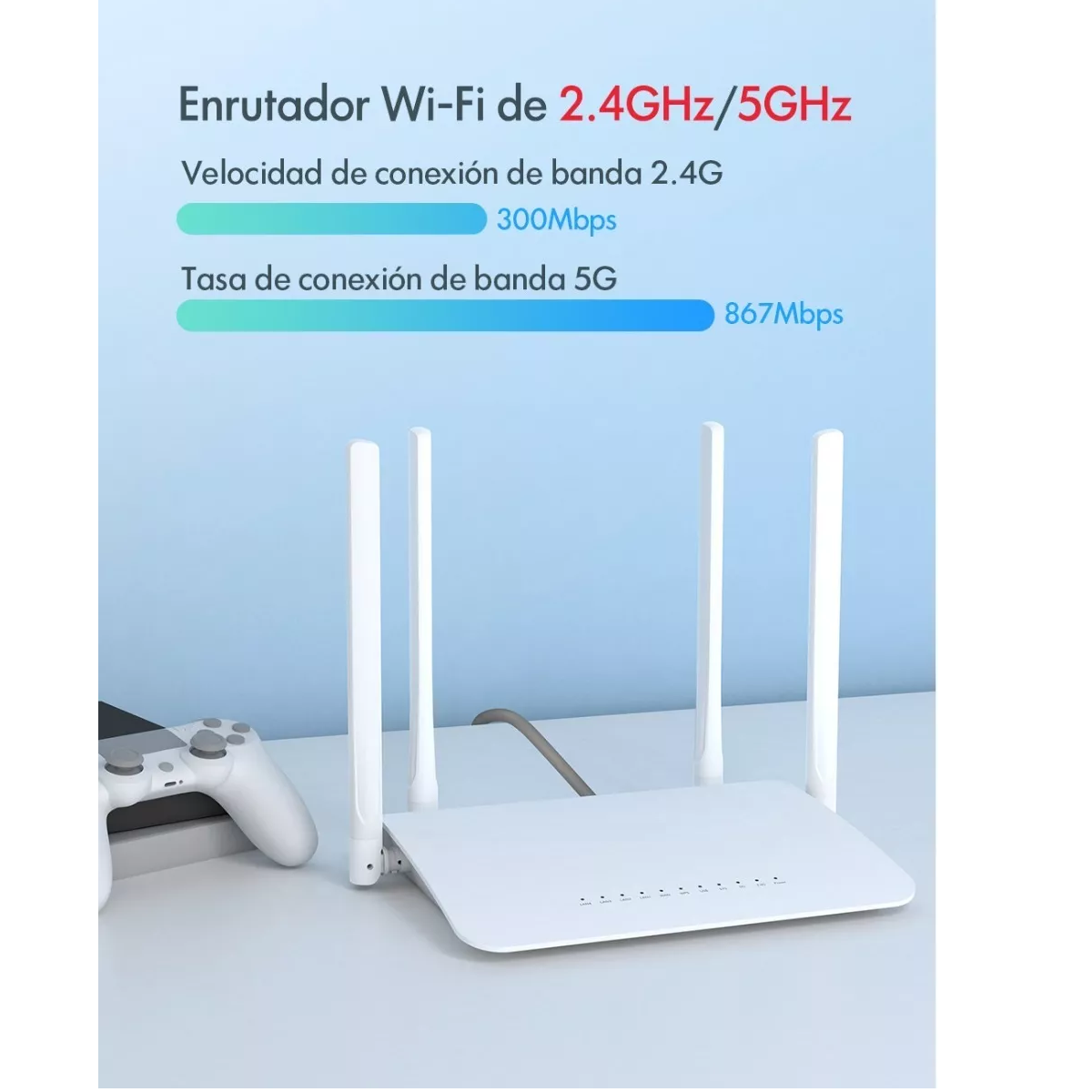 Router Wifi Inalambrico Repetidor De Seña 1200mpbs