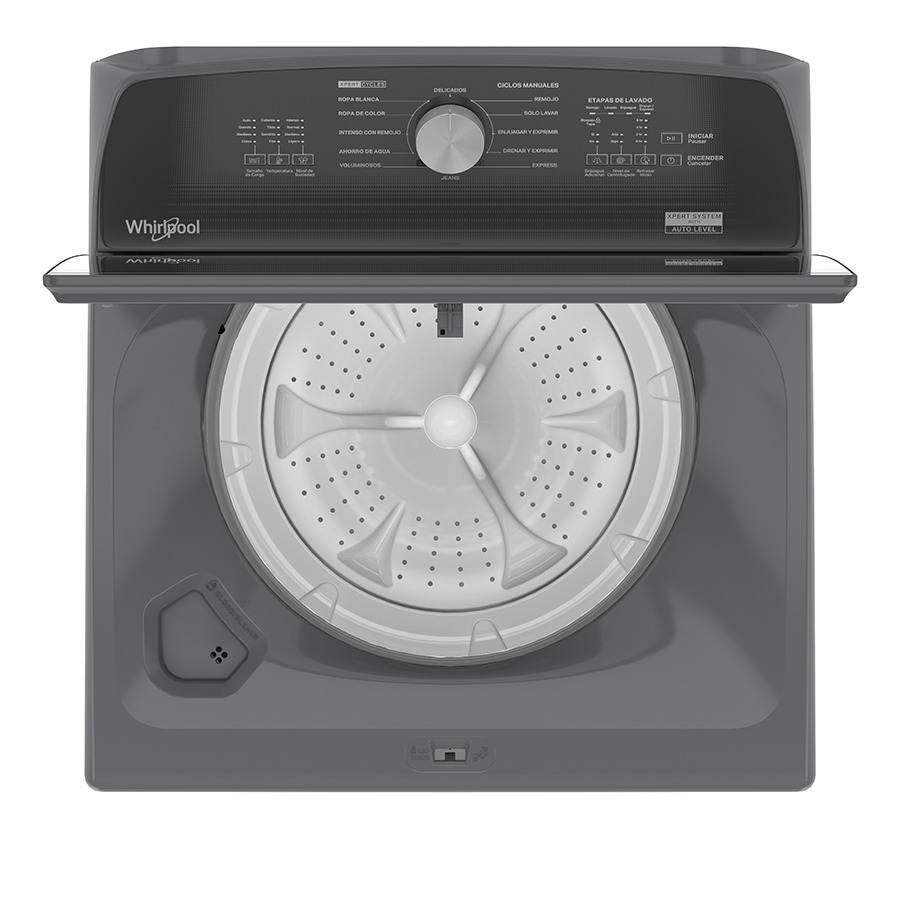 Lavadora Carga Superior 24kg Xpert System Negro 8MWTWLA41WJG Whirlpool