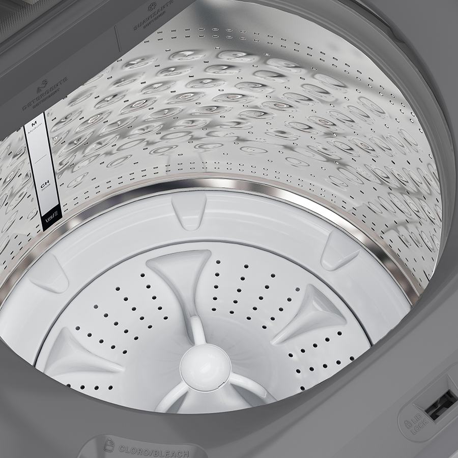 Lavadora Carga Superior 24kg Xpert System Negro 8MWTWLA41WJG Whirlpool