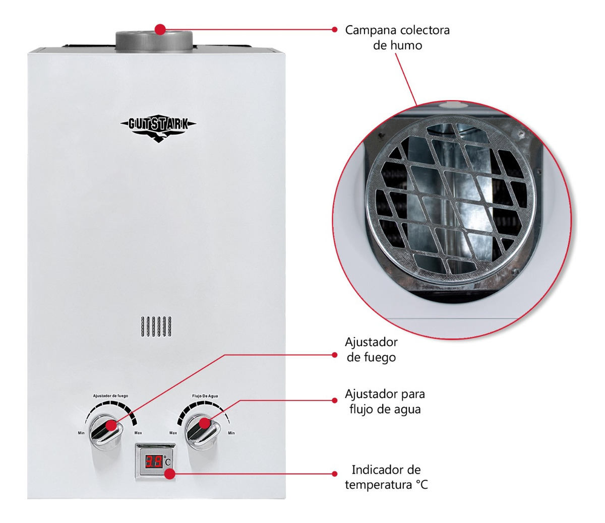 Calentador de Agua Depósito Eléctrico Aspix D30V15JF1 1 Servicio