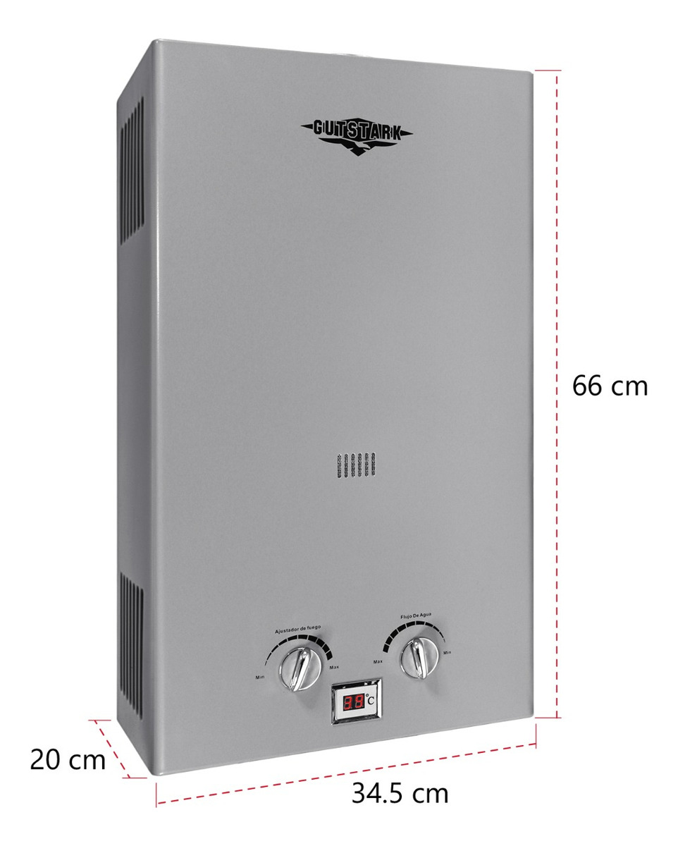 Calentador Agua Boiler Electrico Paso Gas Lp 2 Servicios 6 L