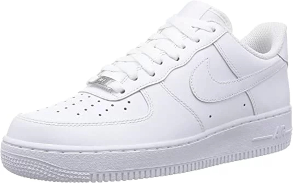 Tenis Nike Air Force 1 LE GS Triple White