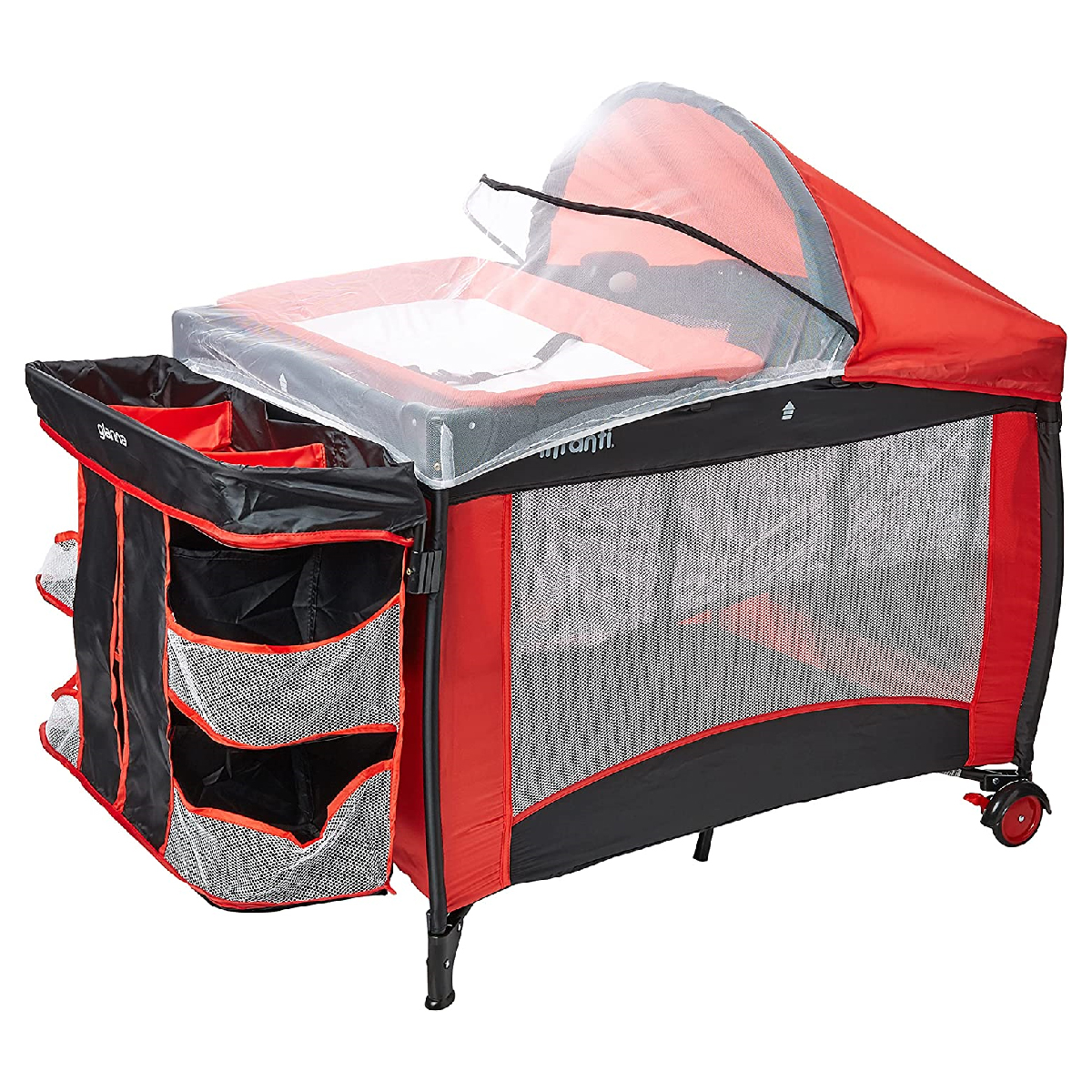 Cuna Corral para Bebe Gianna Infanti Rojo