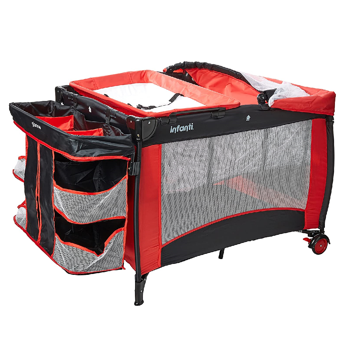 Cuna Corral para Bebe Gianna Infanti Rojo