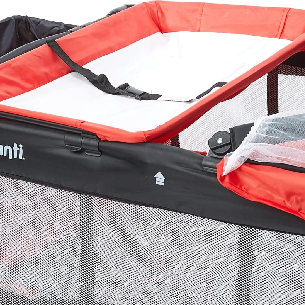 Cuna Corral para Bebe Gianna Infanti Rojo