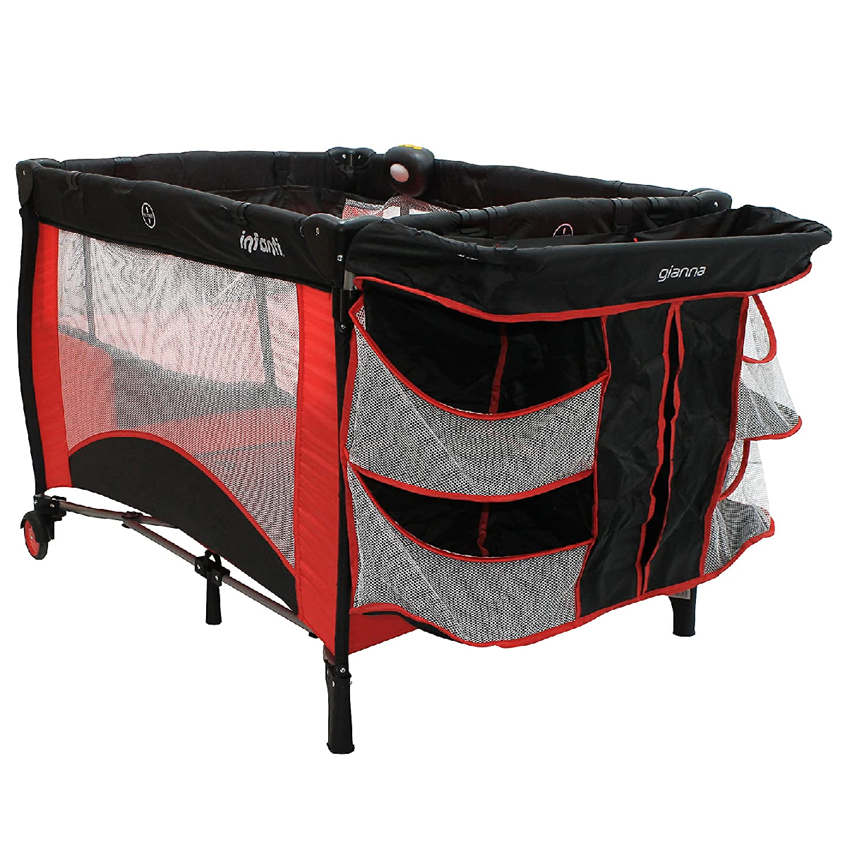 Cuna Corral para Bebe Gianna Infanti Rojo