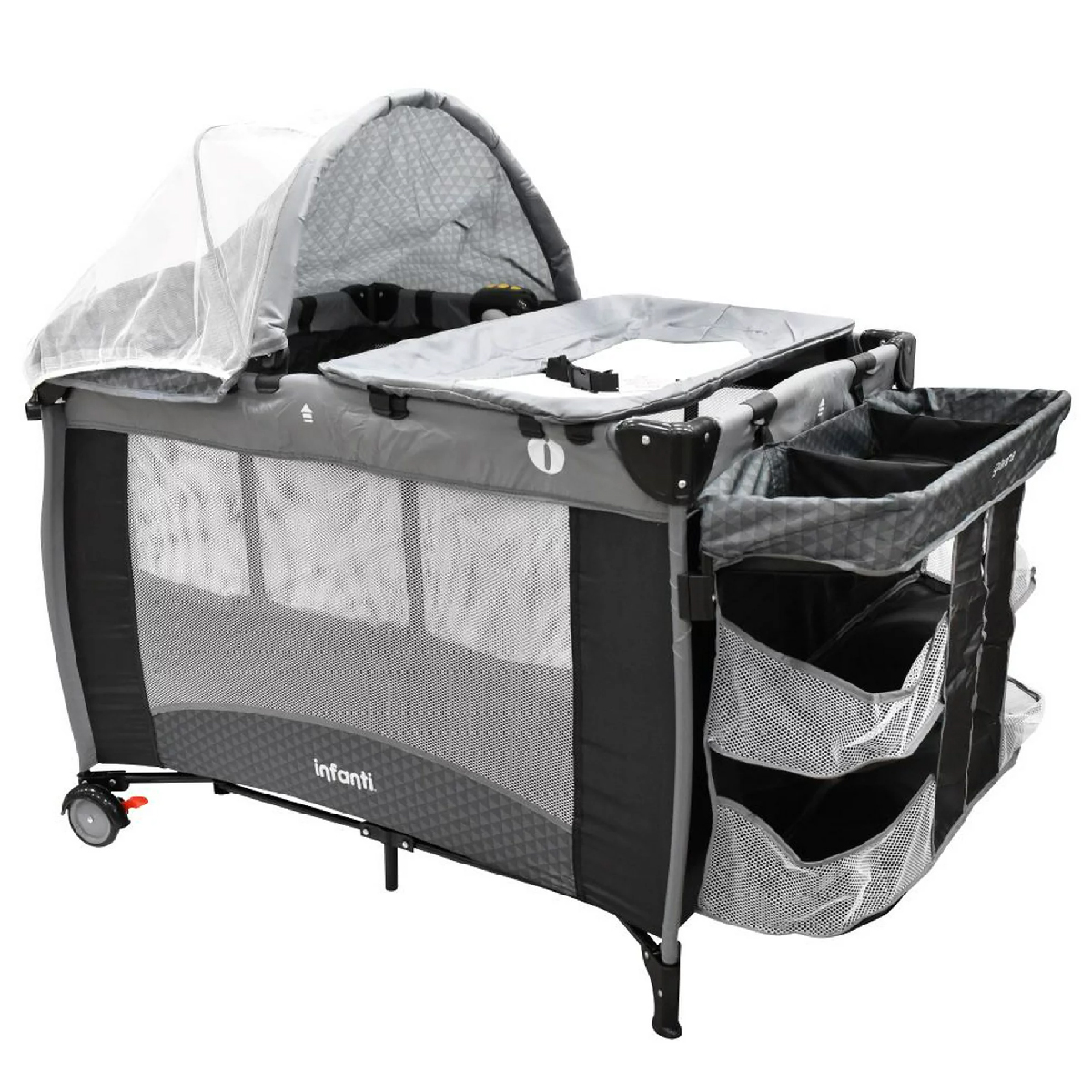 Cuna Corral para Bebe Gianna Infanti Gris