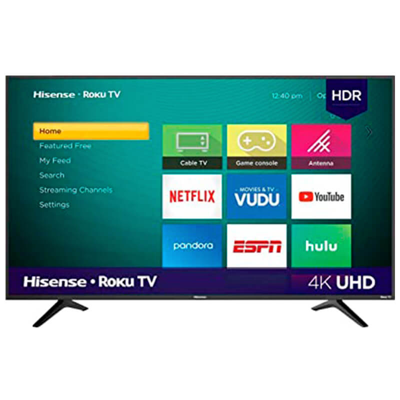 Smart TV Hisense 58 pulgadas Pantalla UHD 4K Roku TV HDR10