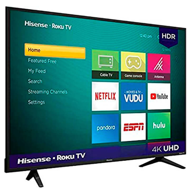 Smart TV Hisense 58 pulgadas Pantalla UHD 4K Roku TV HDR10