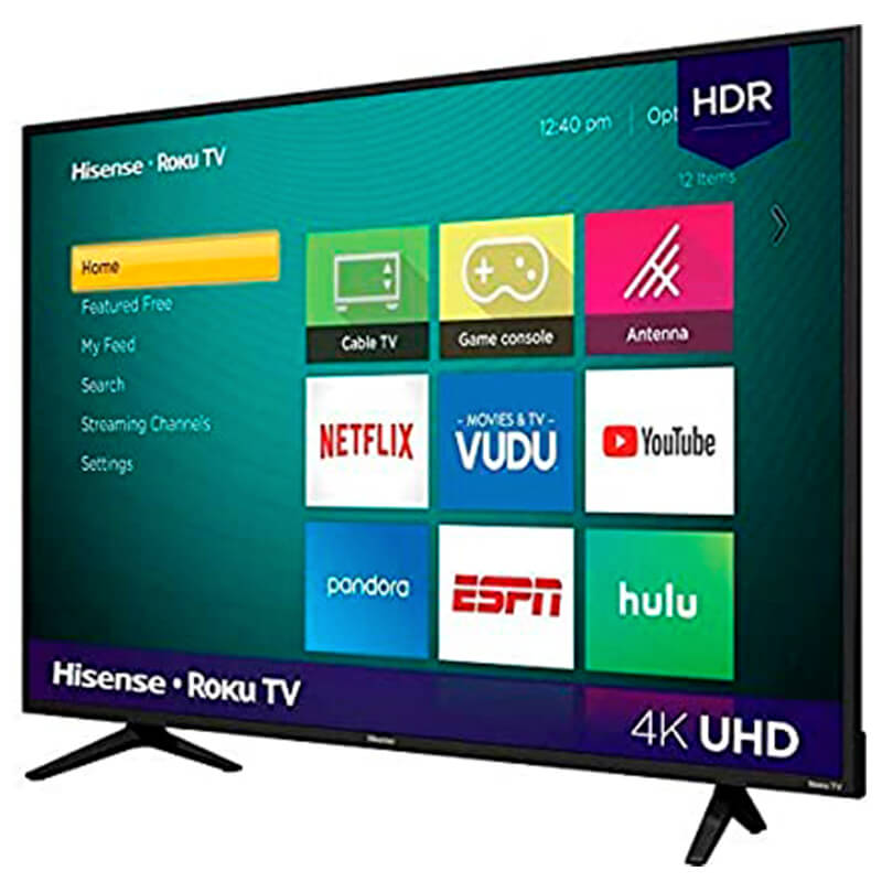 Smart TV Hisense 58 pulgadas Pantalla UHD 4K Roku TV HDR10