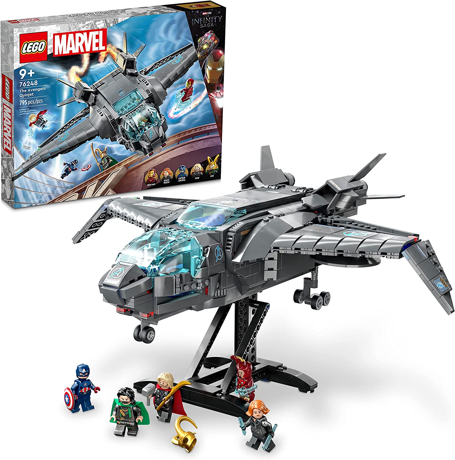 Lego Marverl 76248 Quinjet De Los Vengadores