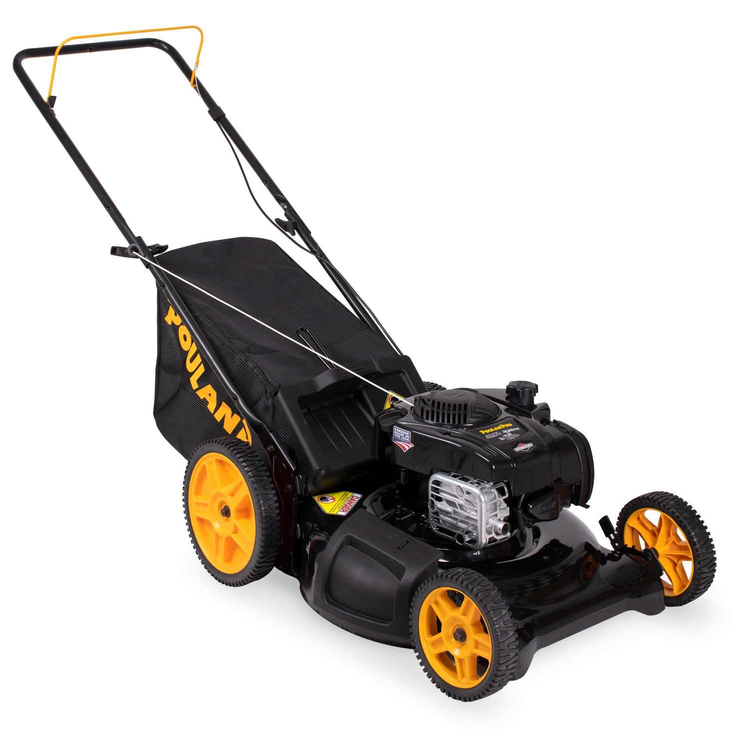 Podadora Poulan Pro 21" de corte. Motor 150cc Briggs & Stratton Empuje 3 en 1